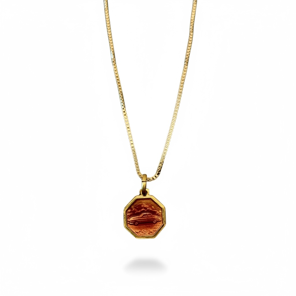 Saint Christopher Rose Gold Pendant