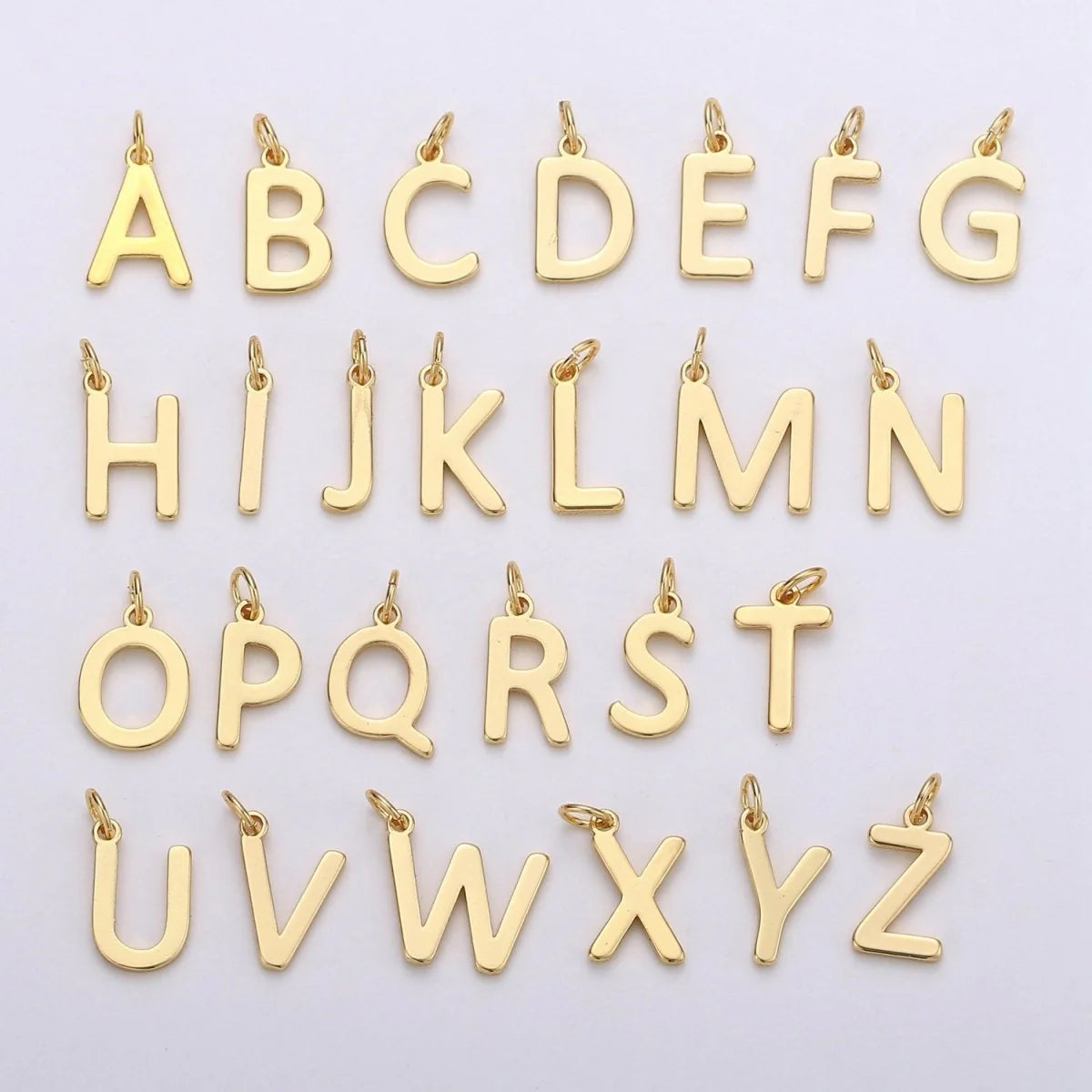 Initial Gold Charm