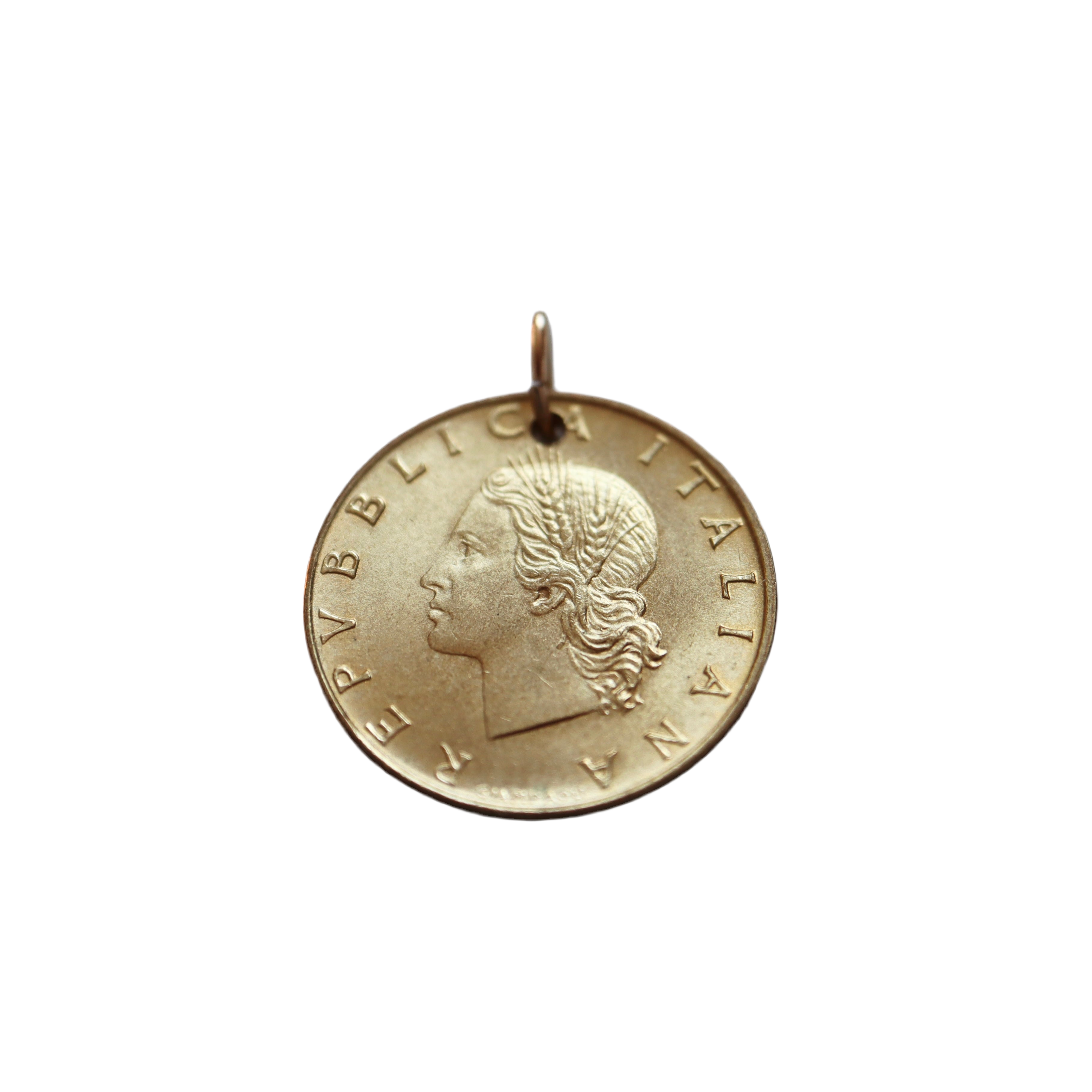 Italy | 20 Lira Coin Pendant