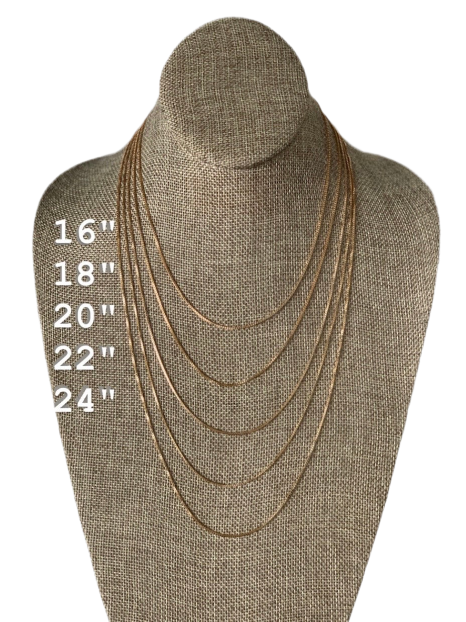 Gold Filled or Sterling Silver Chain