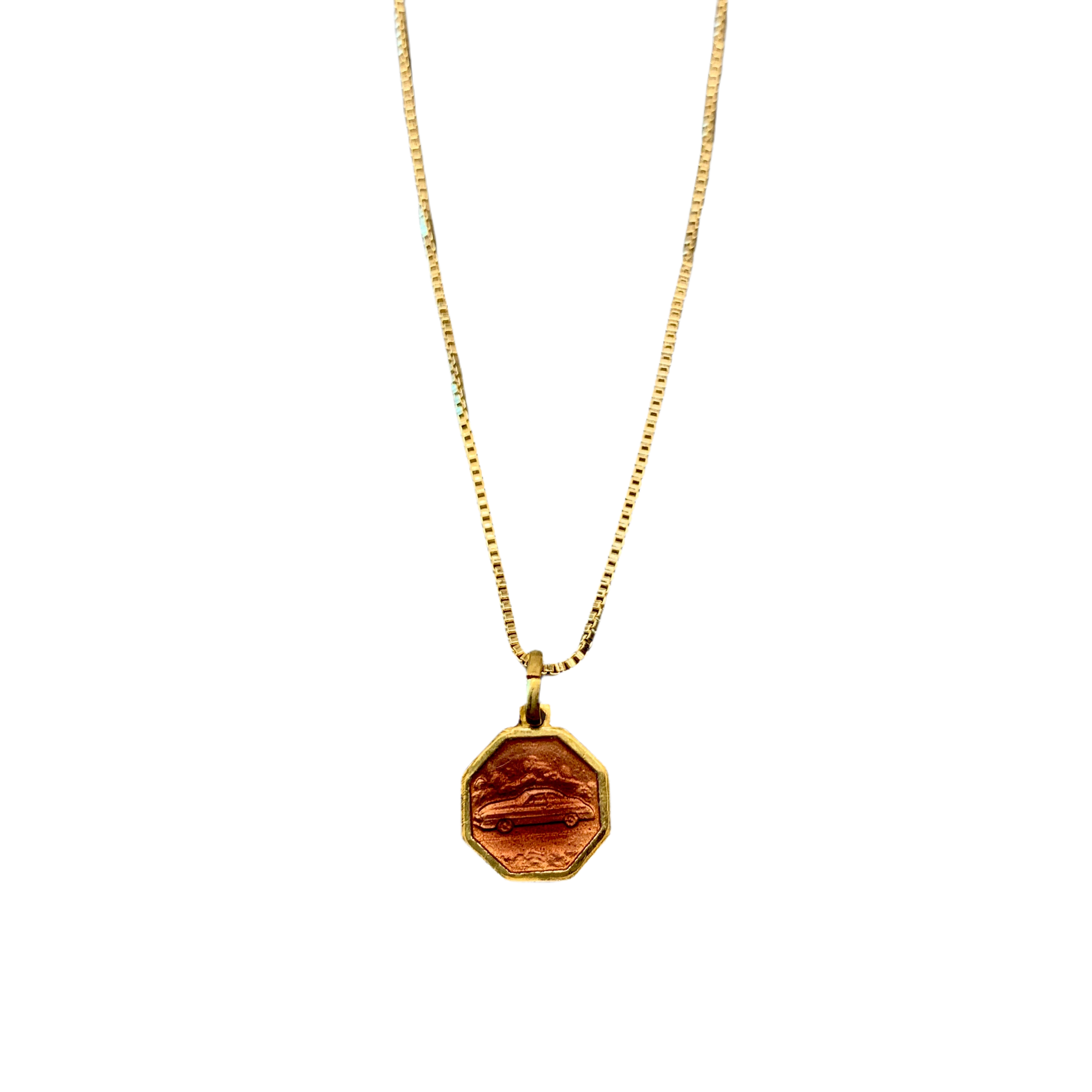 Saint Christopher Rose Gold Pendant