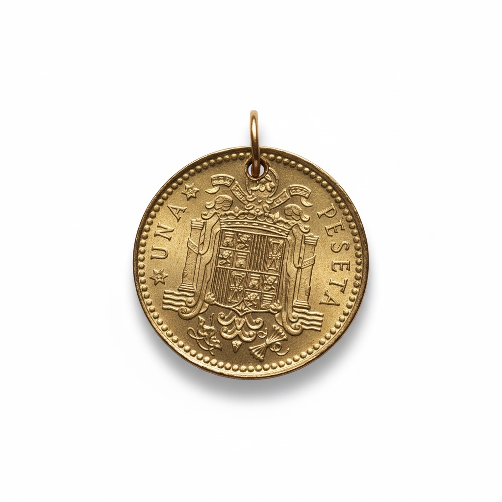 Spain | 1 Peseta Coin Pendant