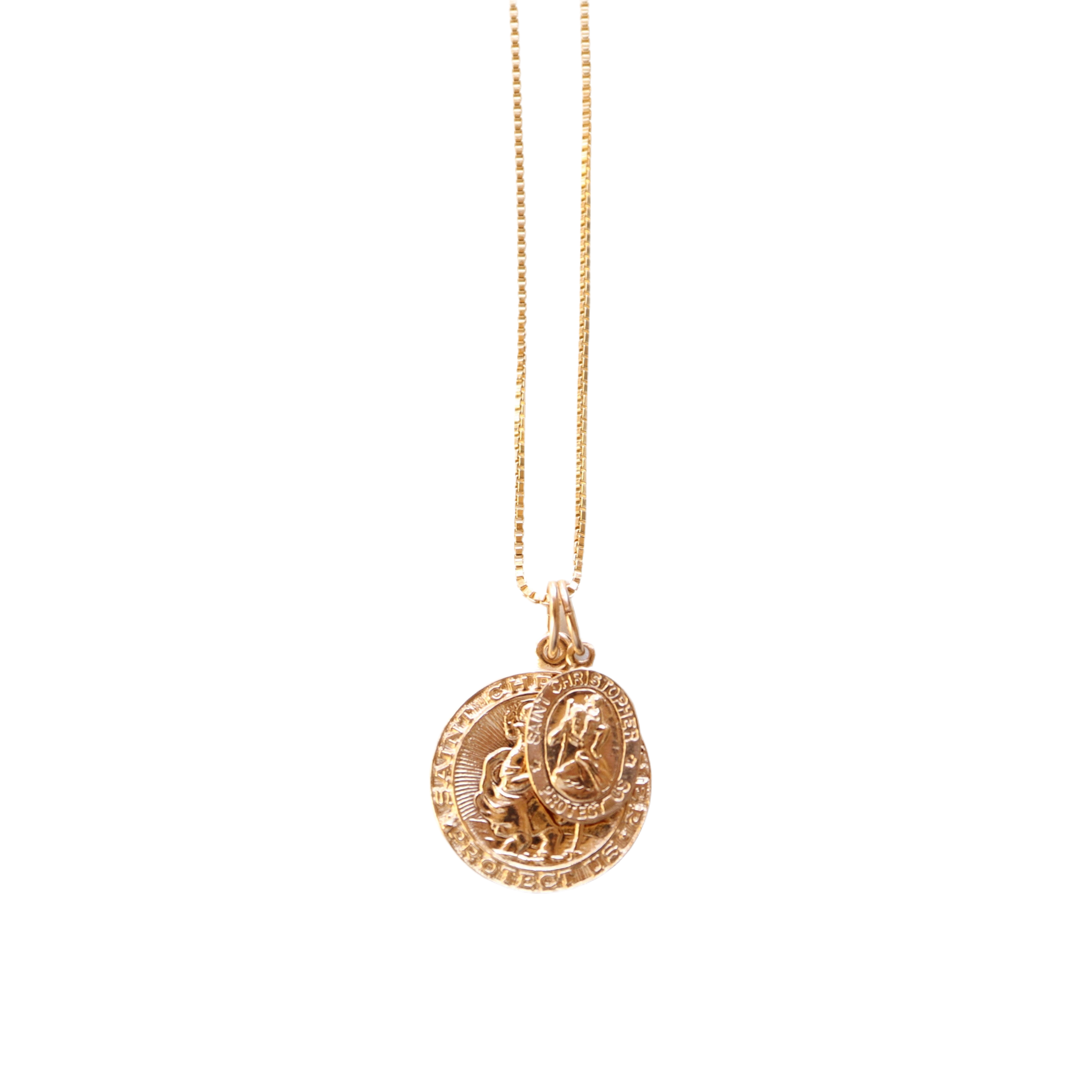 Double Saint Christopher Pendants