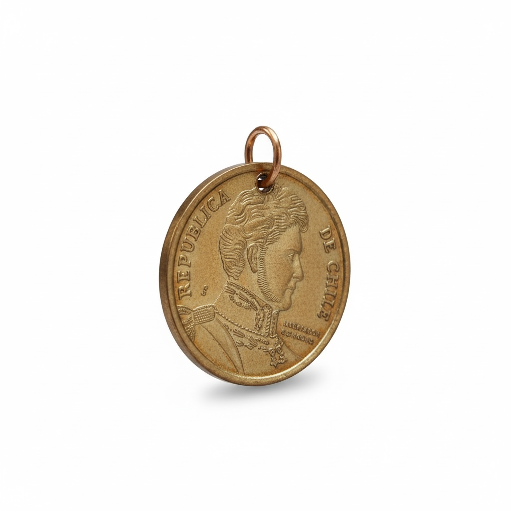 Chili | 10 Pesos Coin Pendant