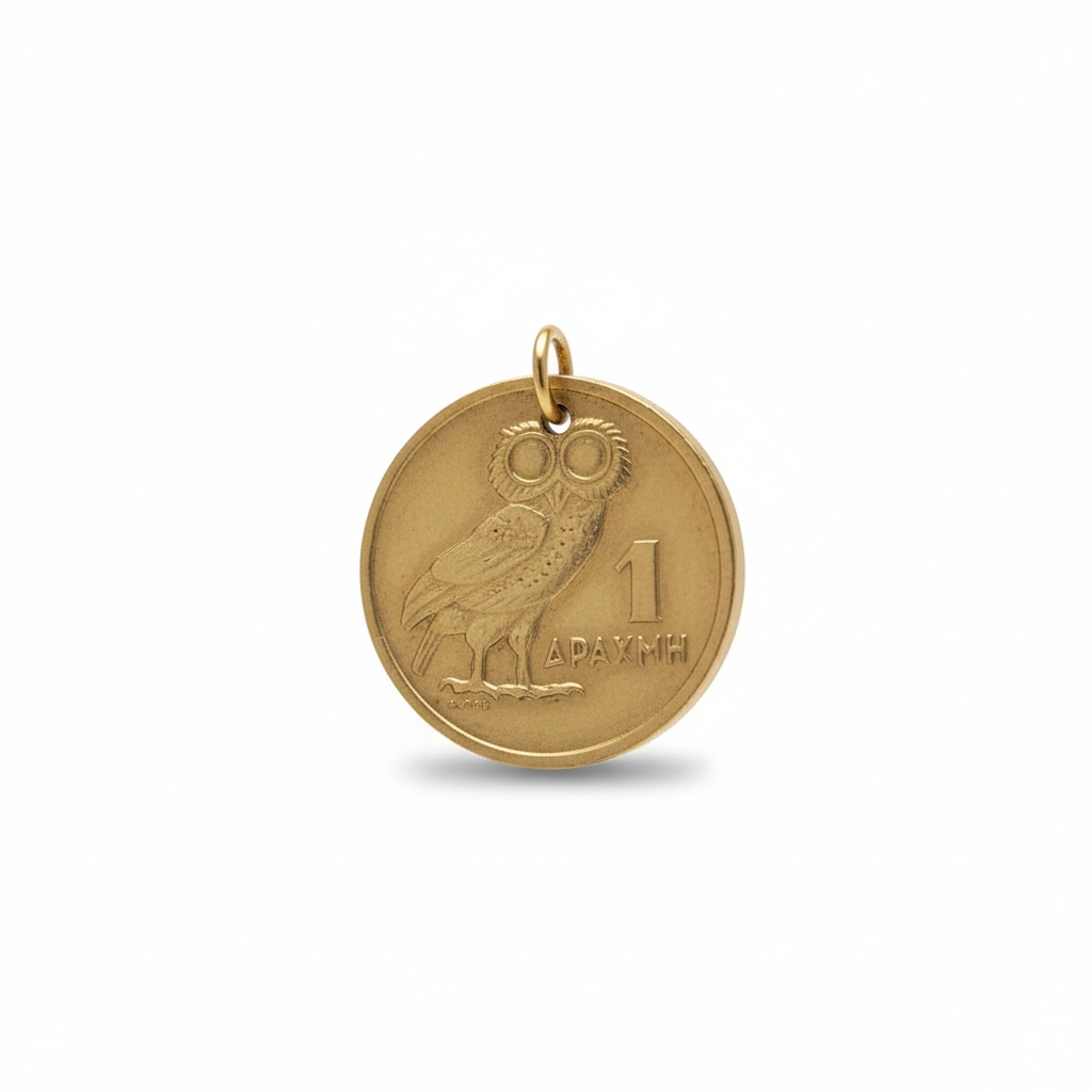 Greece | 1 Drachma Coin Pendant