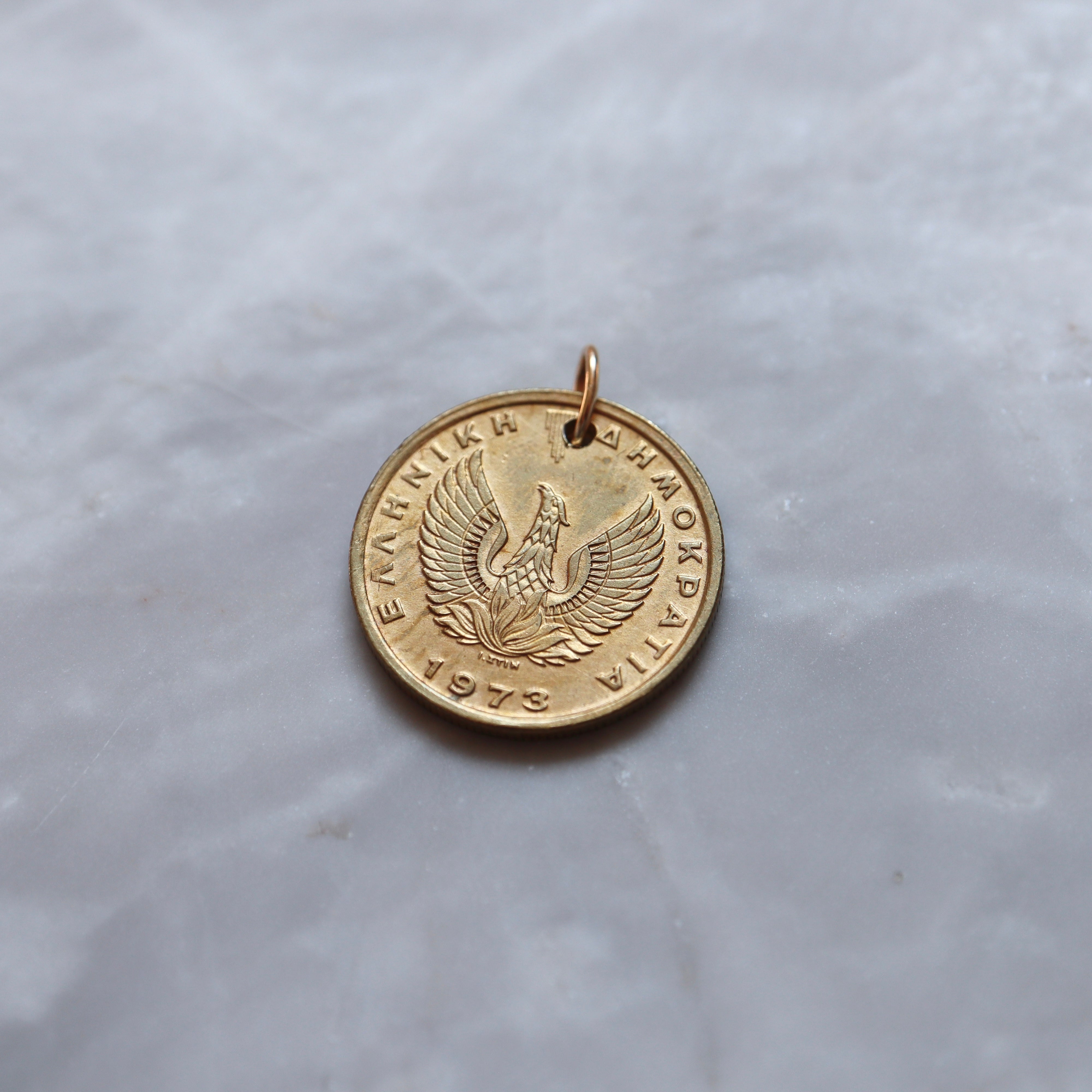 Greece | 1 Drachma Coin Pendant