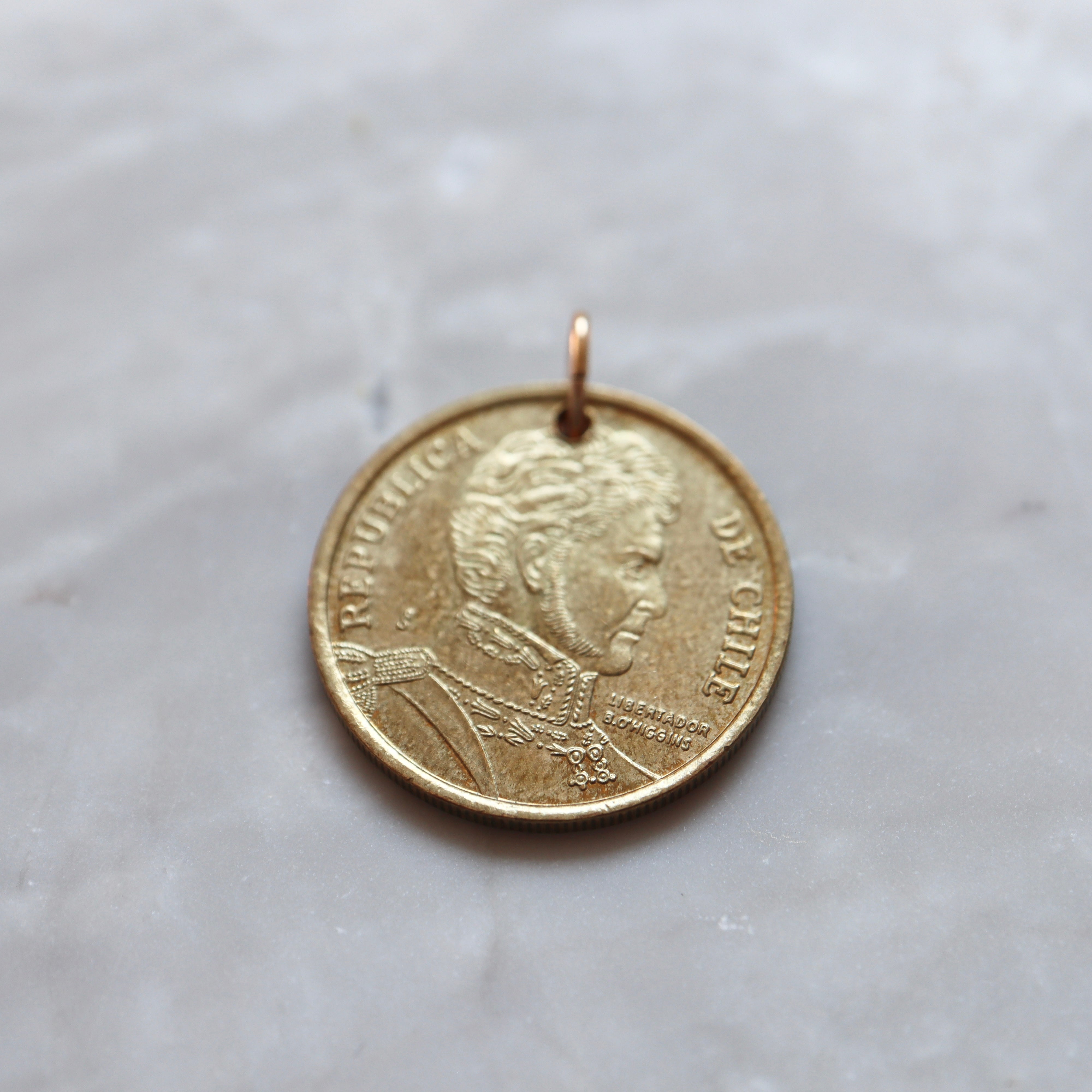Chili | 10 Pesos Coin Pendant