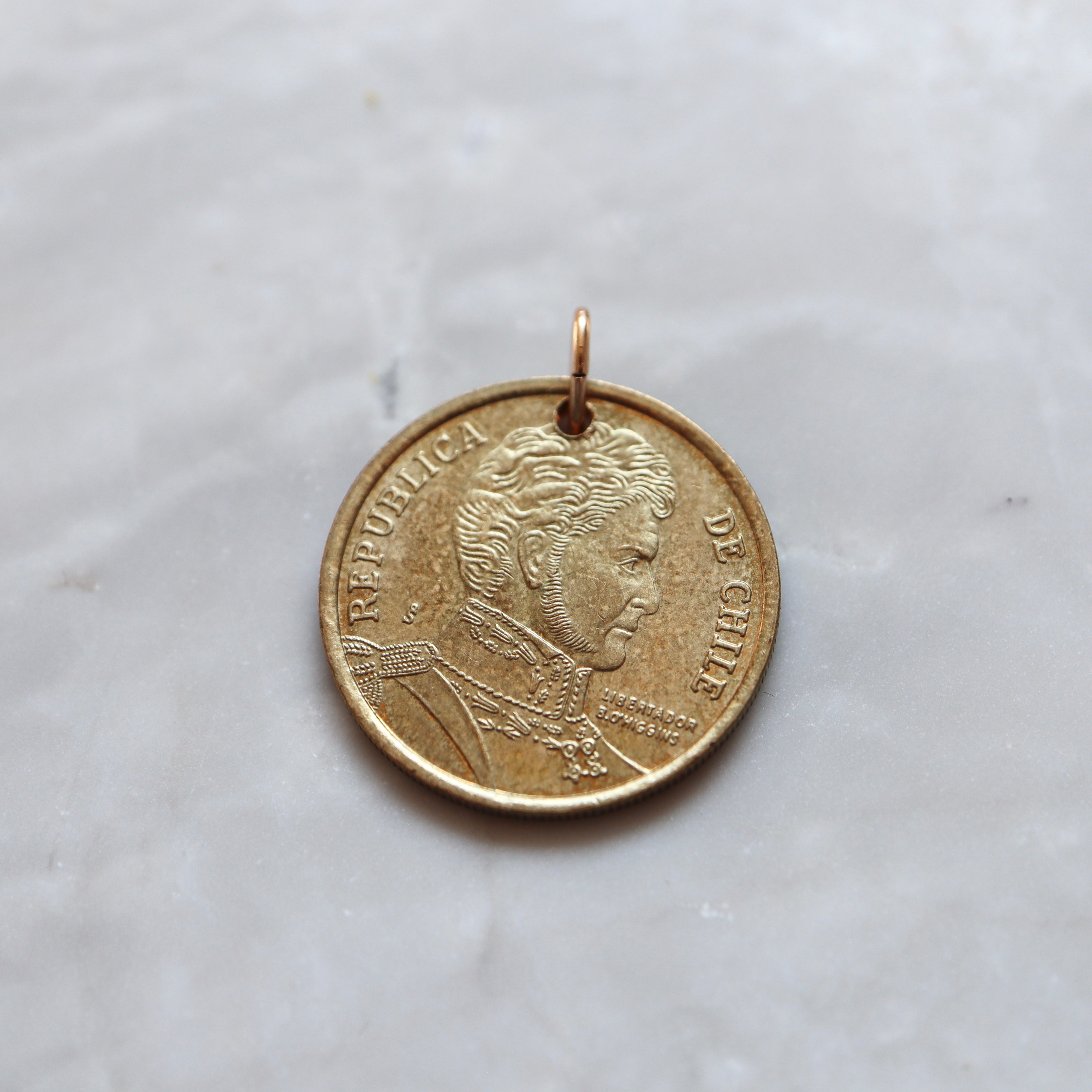 Chili | 10 Pesos Coin Pendant