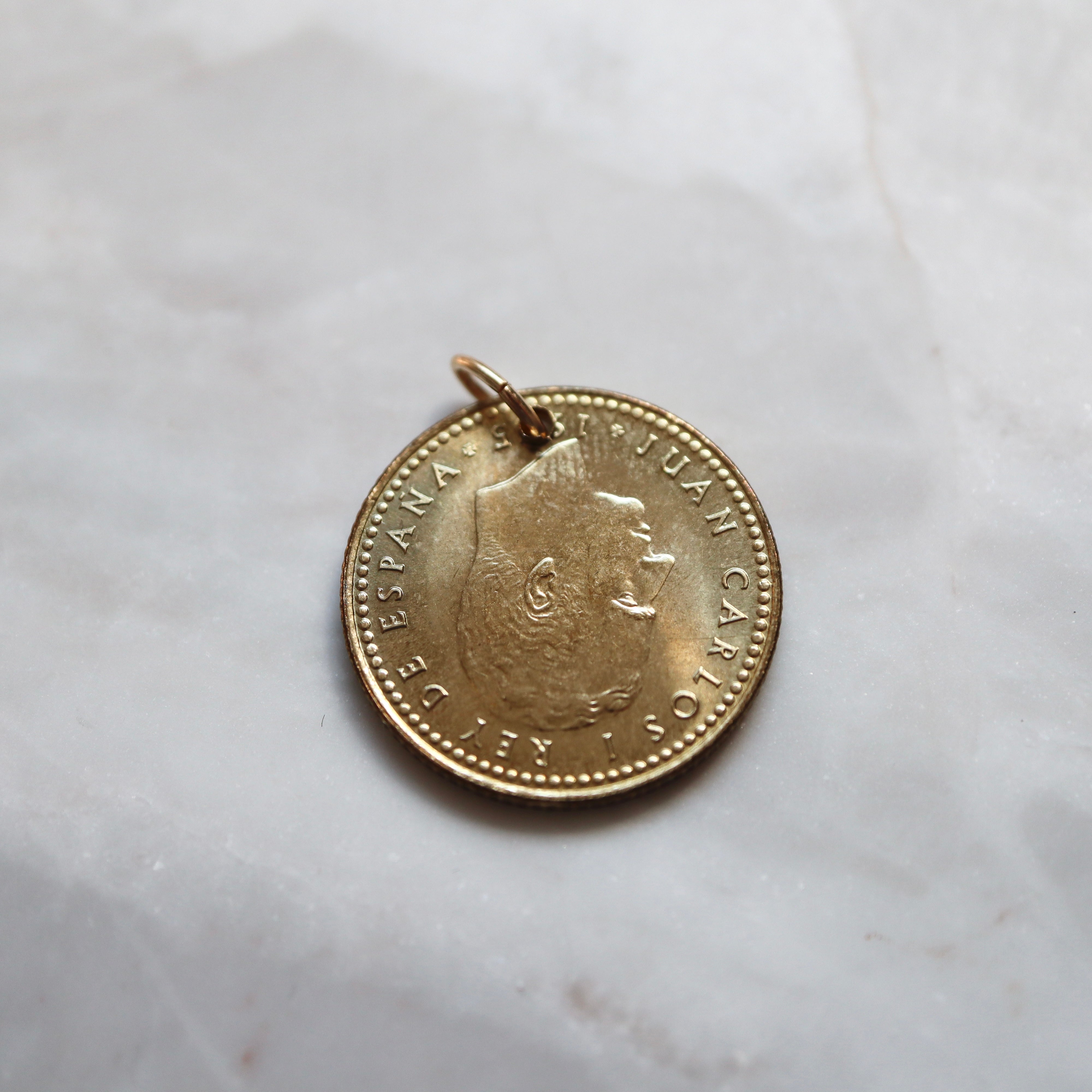 Spain | 1 Peseta Coin Pendant