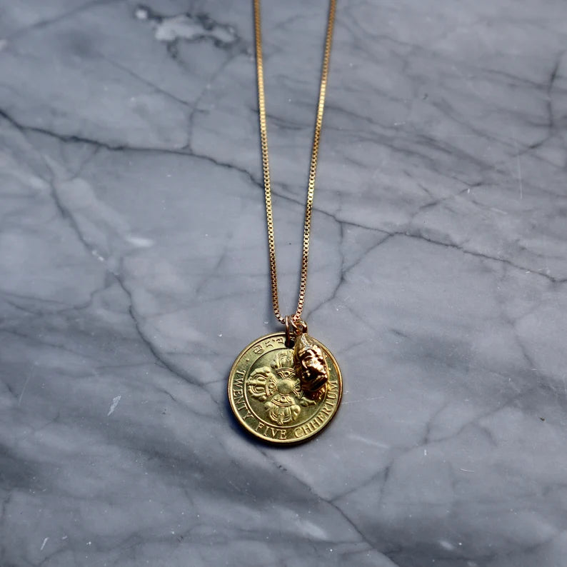 Bhutan 10 Chhertum + Buddha Pendant