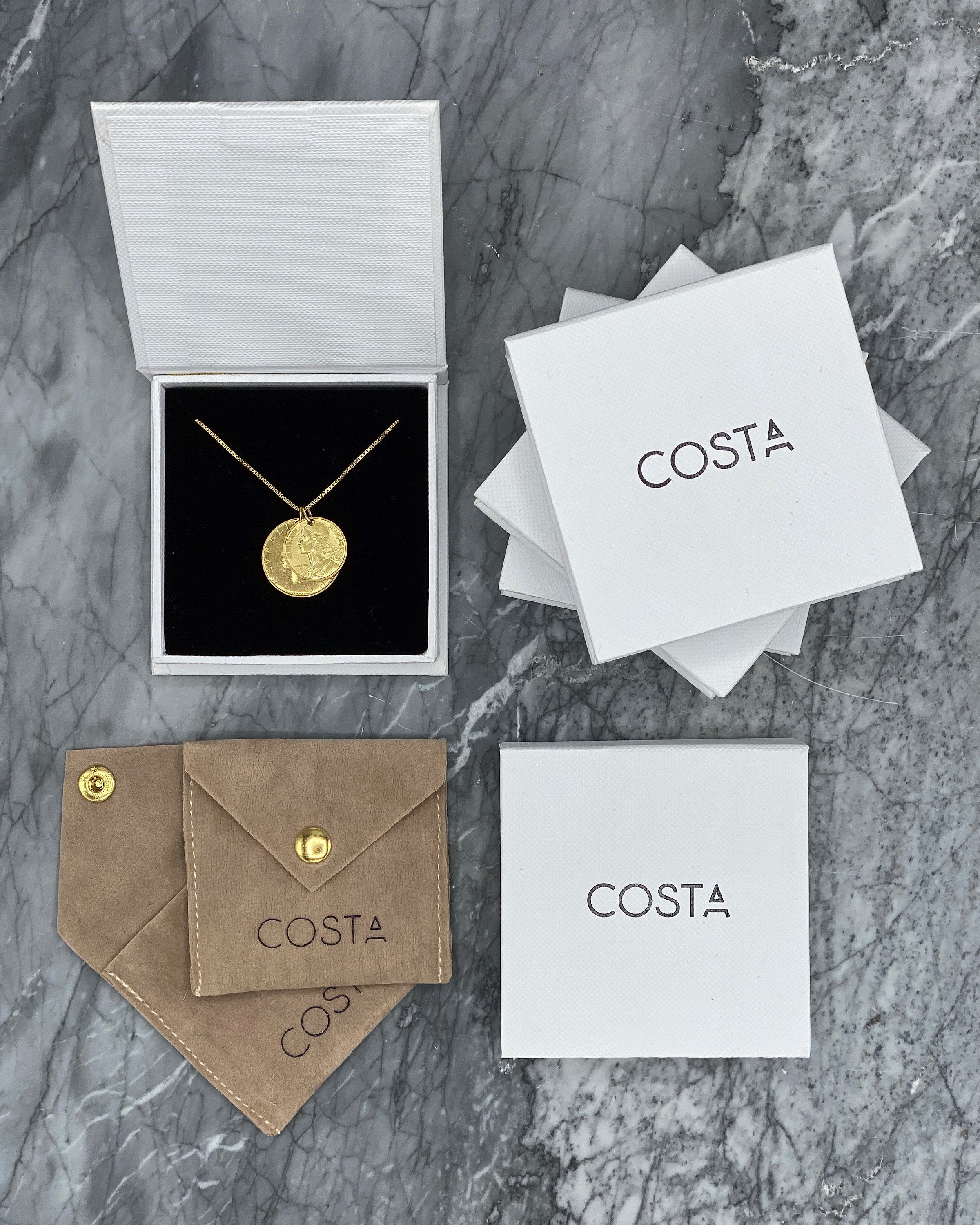 CUSTOM | Two Vintage Coins Necklace