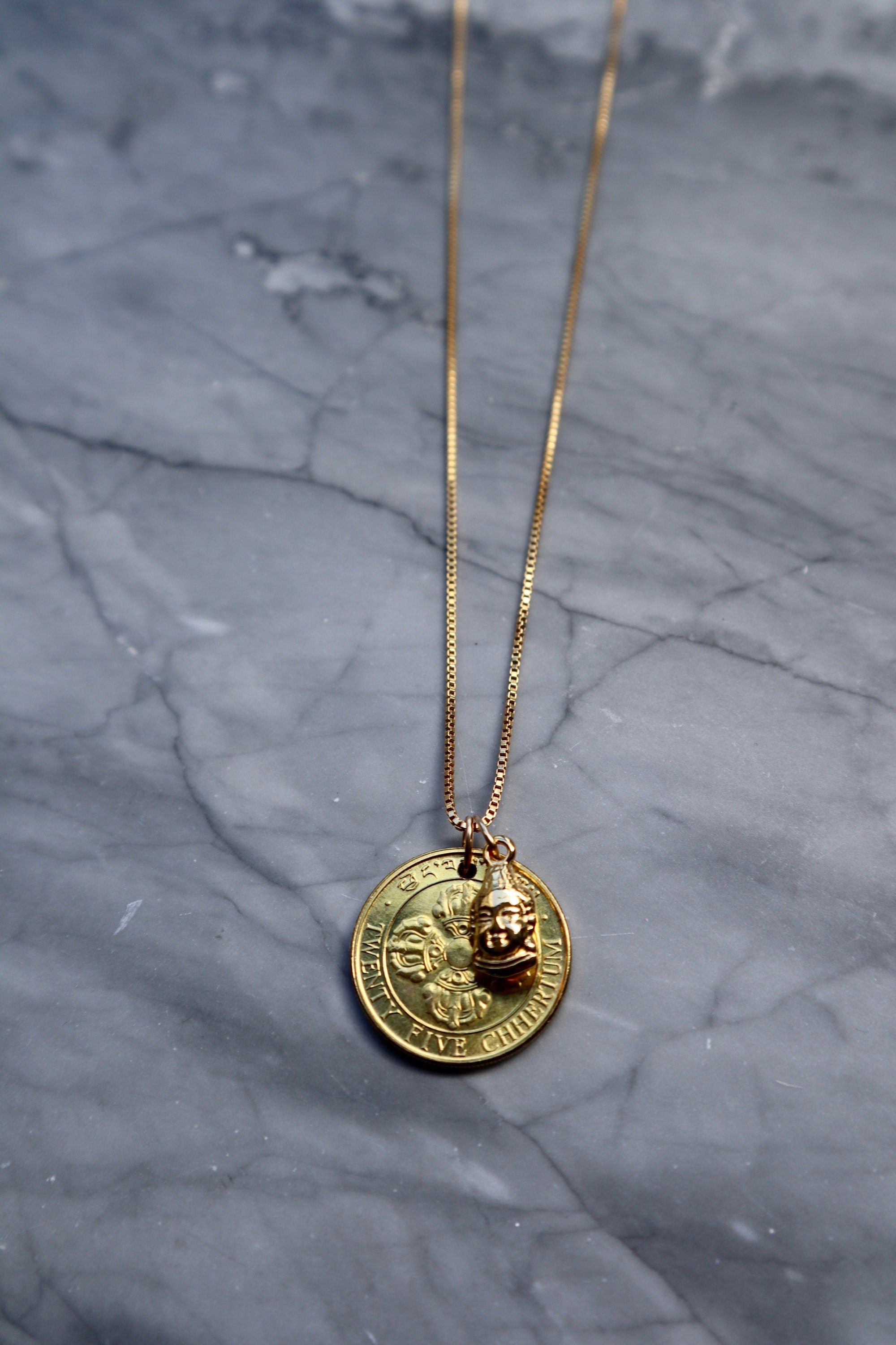 Bhutan 10 Chhertum + Buddha Pendant