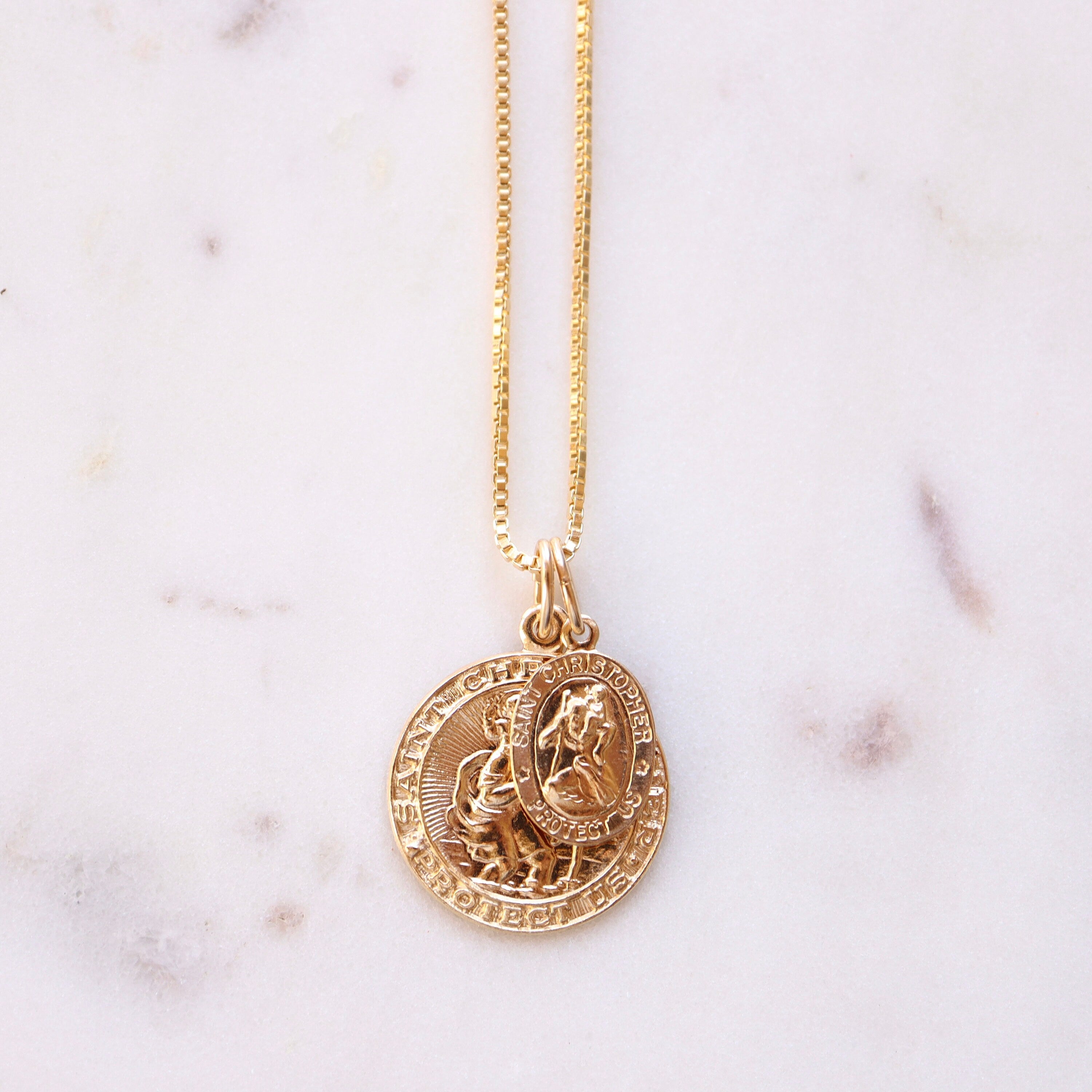 ST CHRISTOPHER | Gold Filled Necklace
