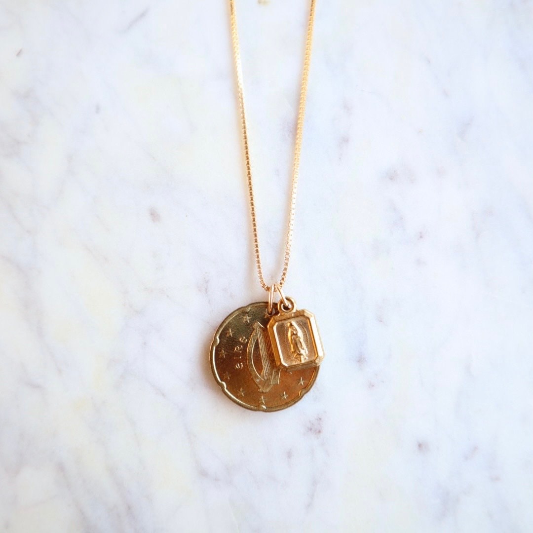 IRELAND & MARY | Vintage Coin Necklace