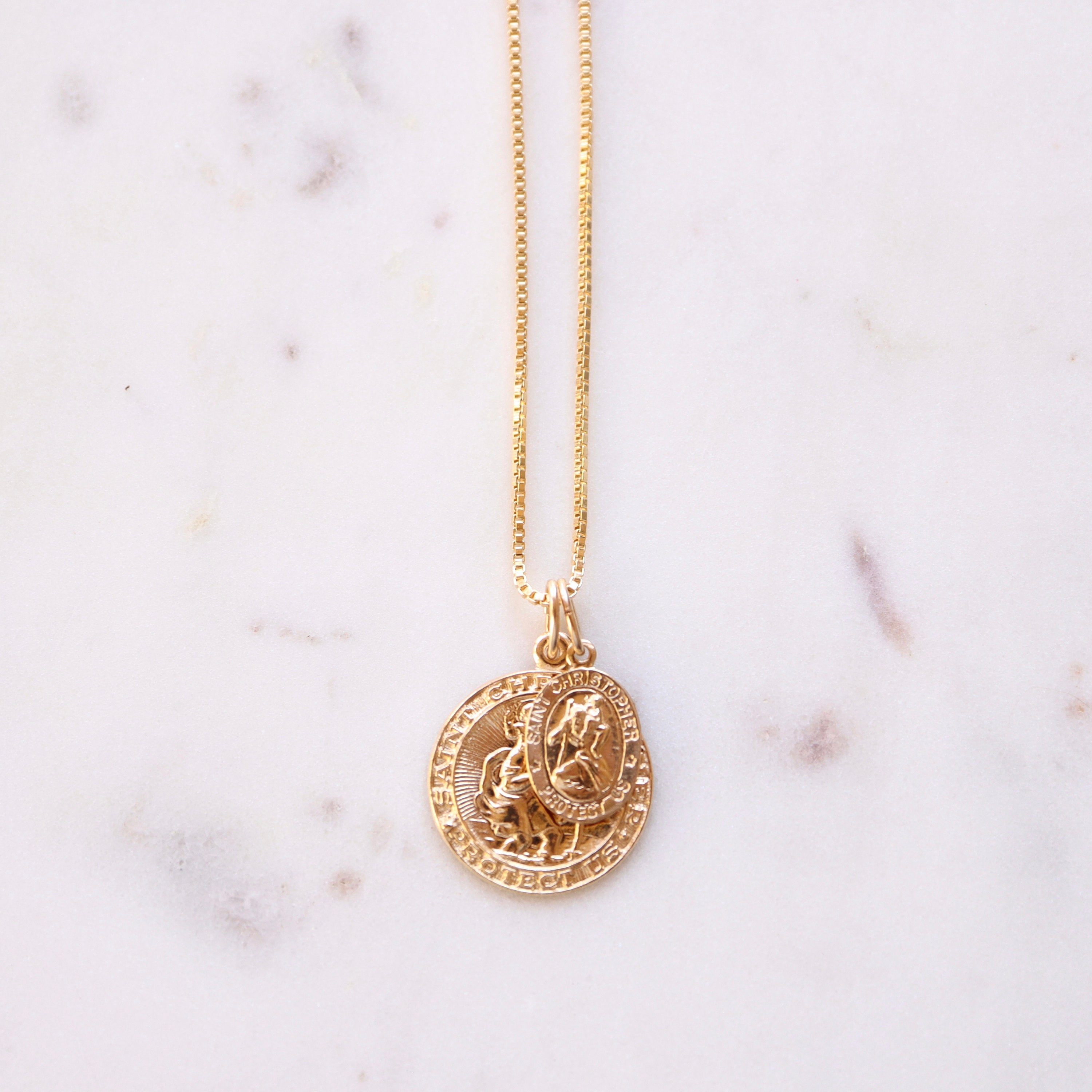 ST CHRISTOPHER | Gold Filled Necklace