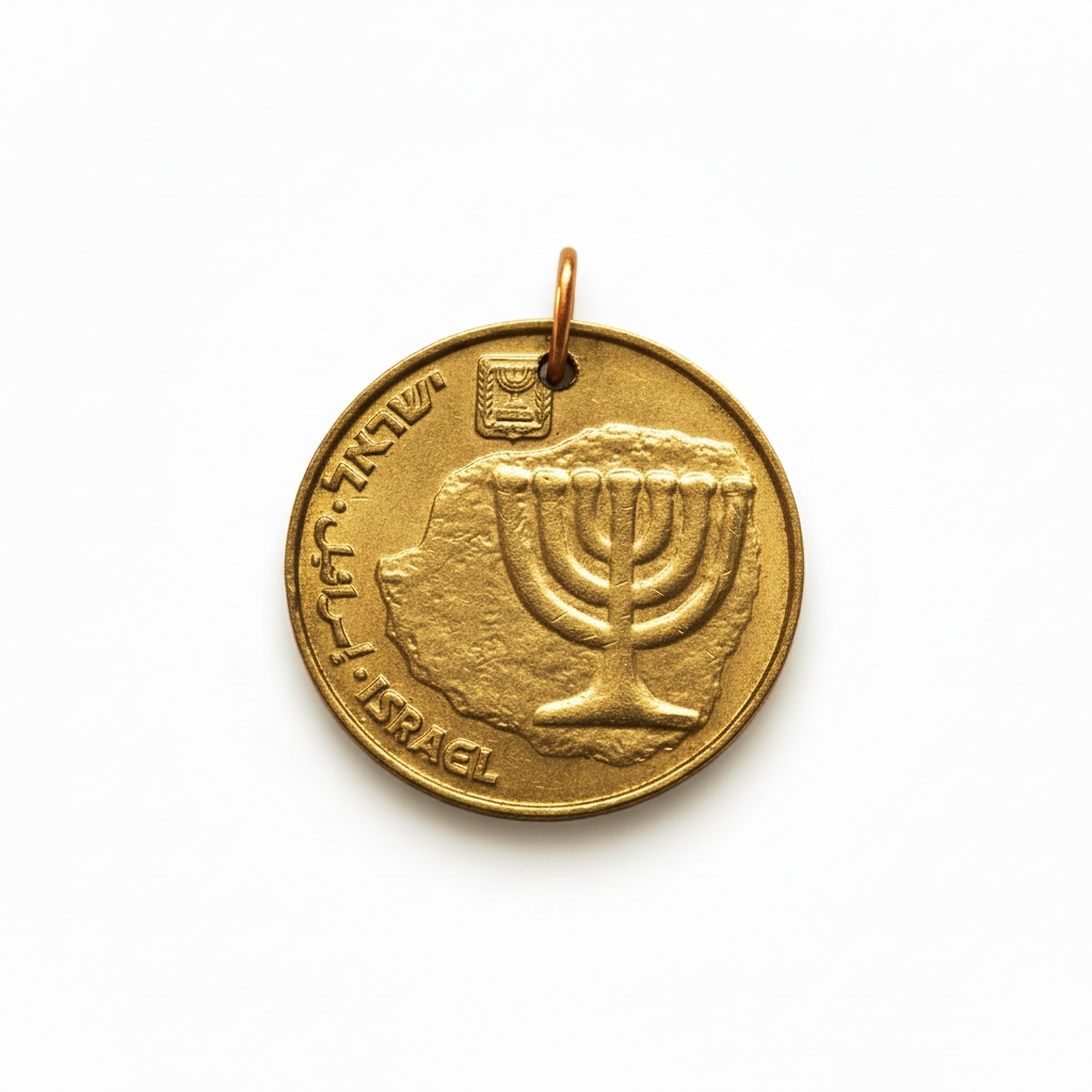 Israel | 10 Agorot Coin Pendant