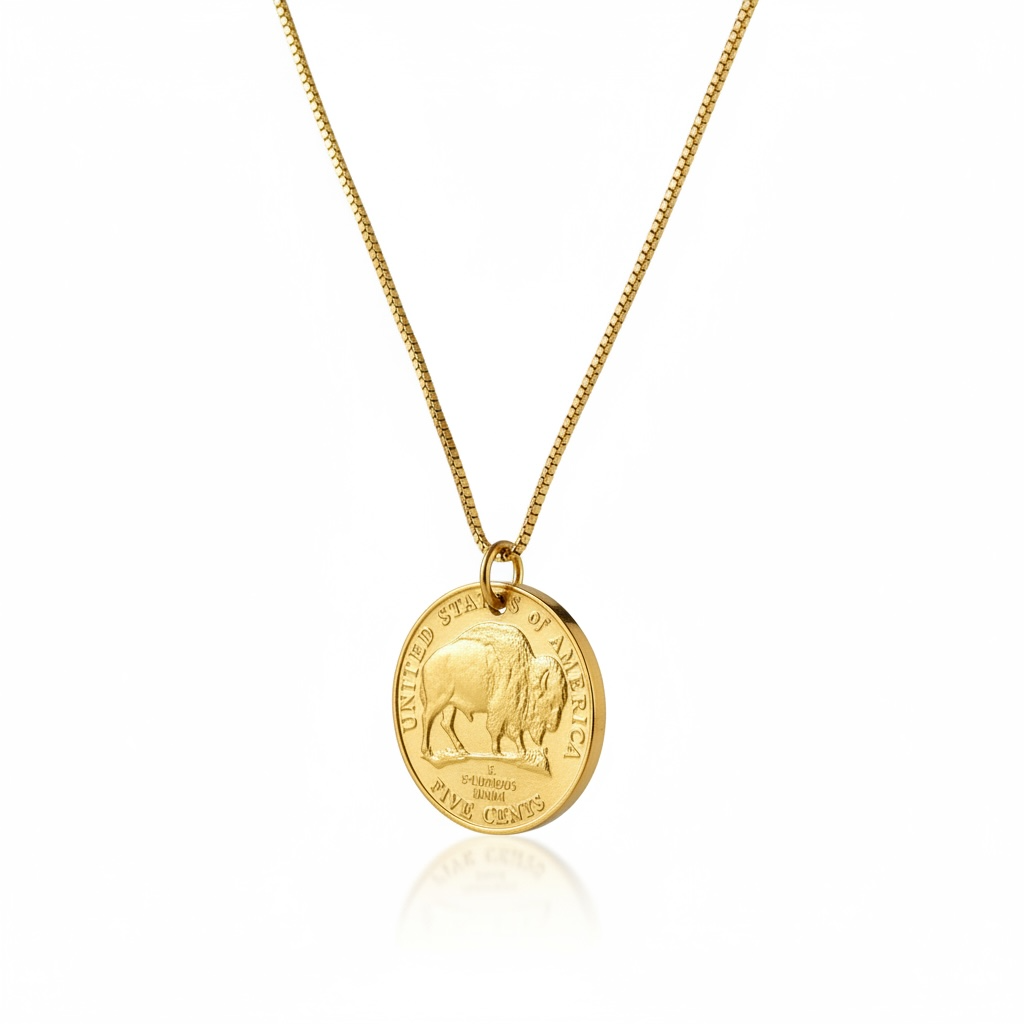 United States Buffalo Nickel Necklace