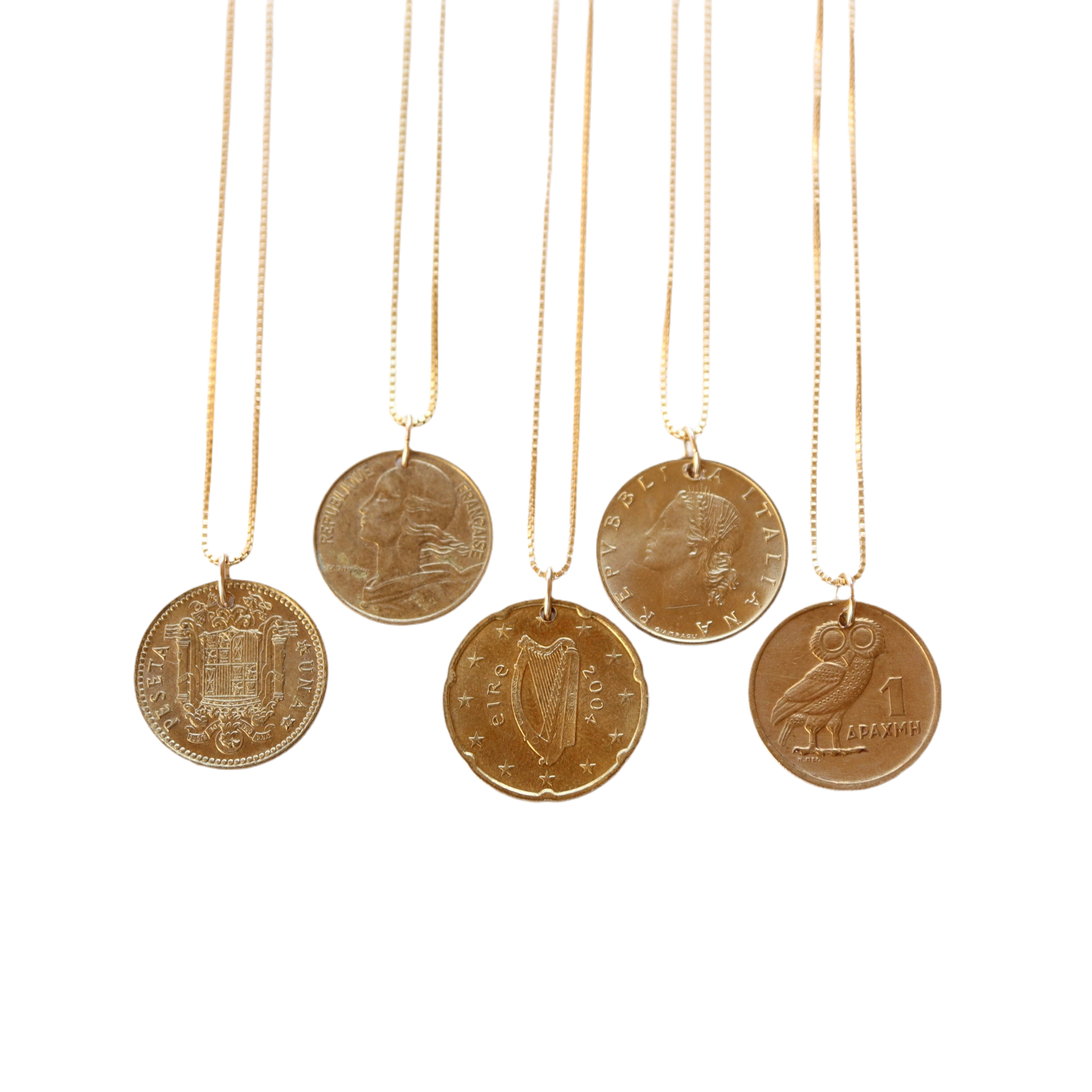 Custom Vintage Coin Necklace