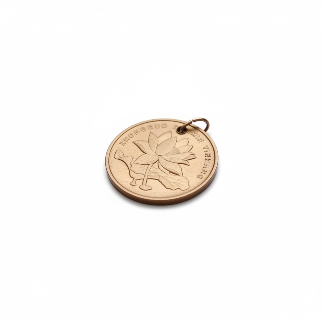 China | 5 Jiao Coin Pendant