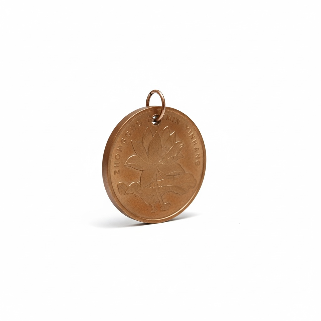 China | 5 Jiao Coin Pendant