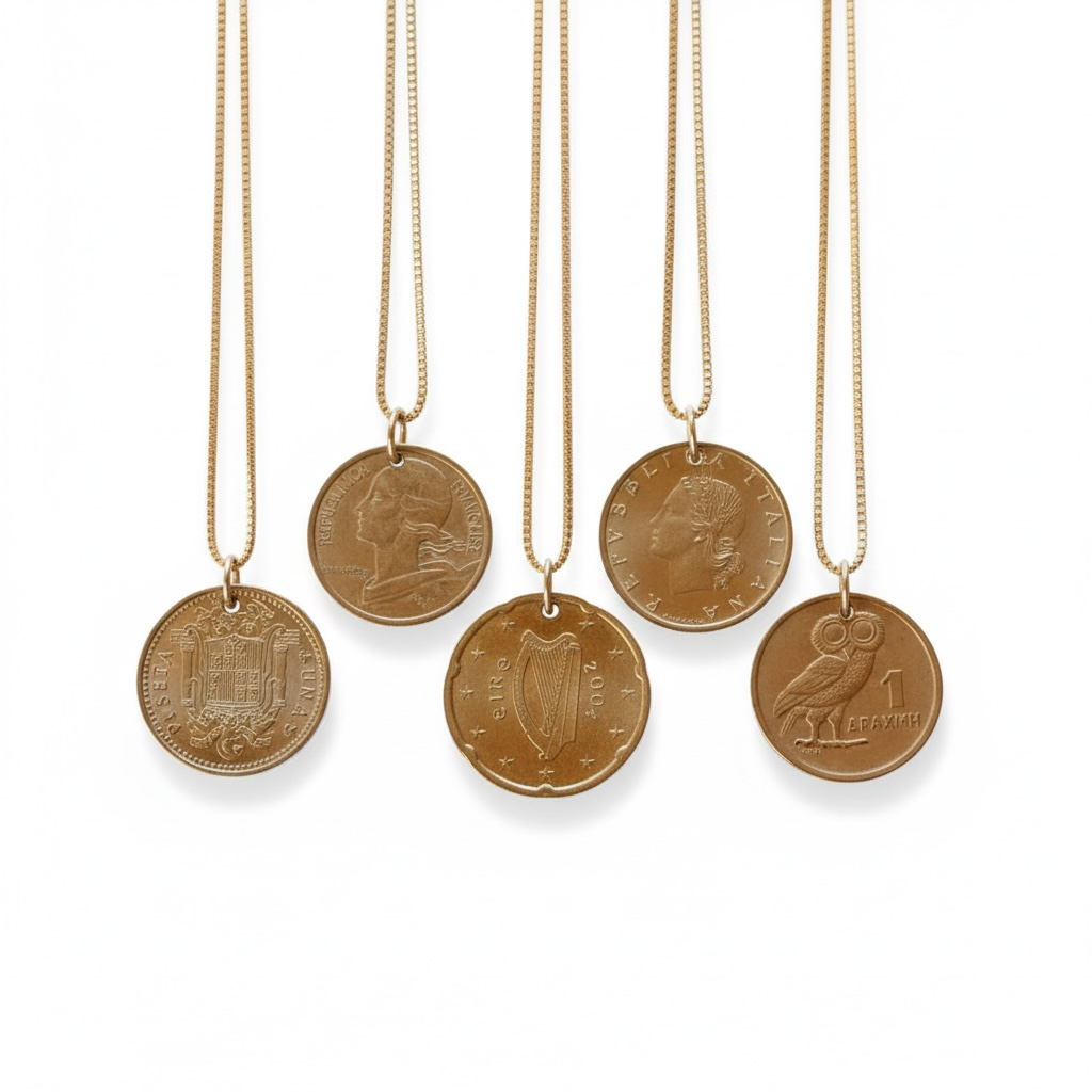 Custom Vintage Coin Necklace