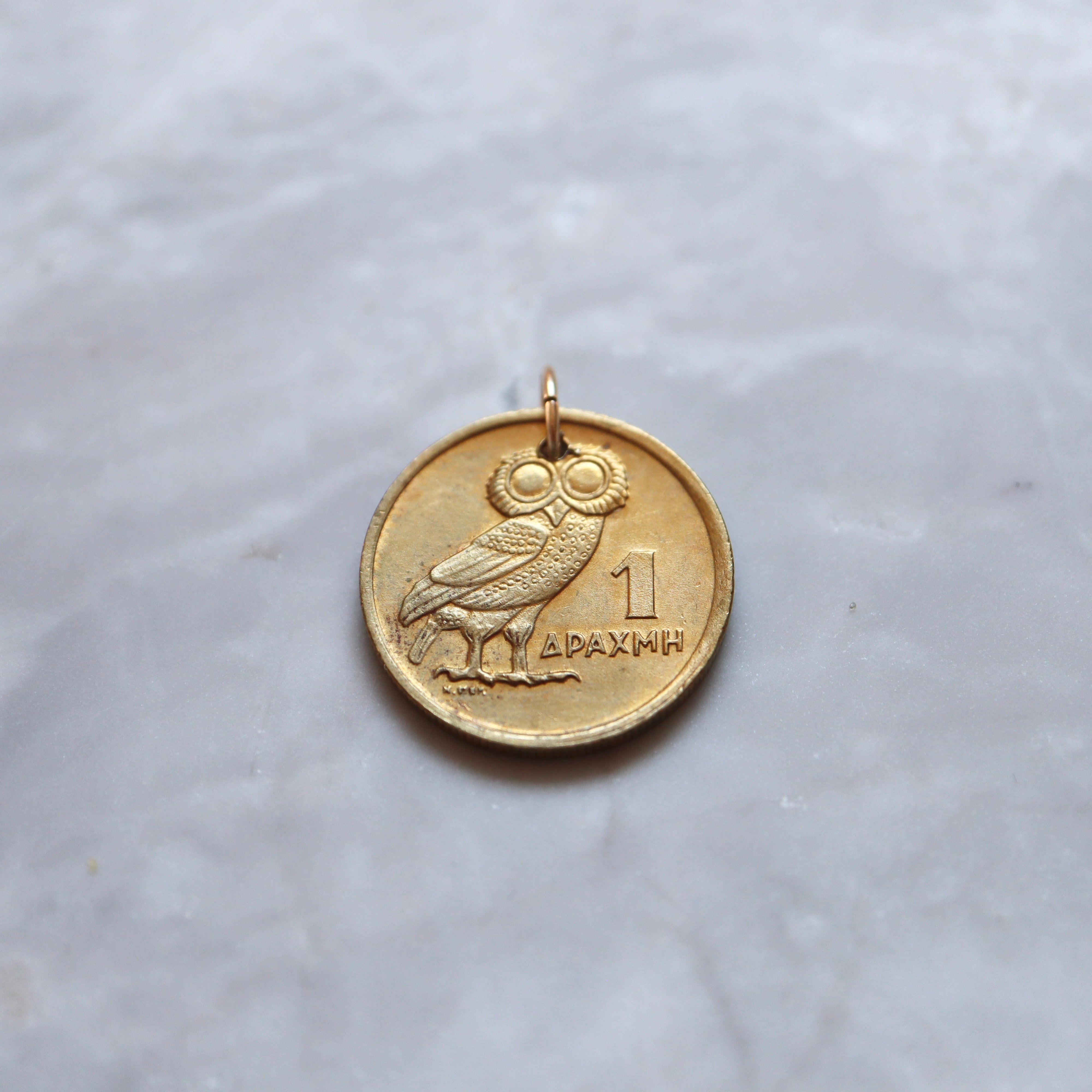 Greece | 1 Drachma Coin Pendant